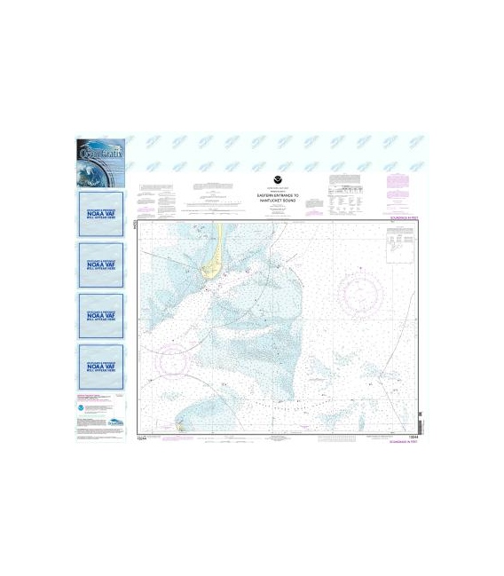 NOAA Chart 13244 Eastern Entrance to Nantucket Sound