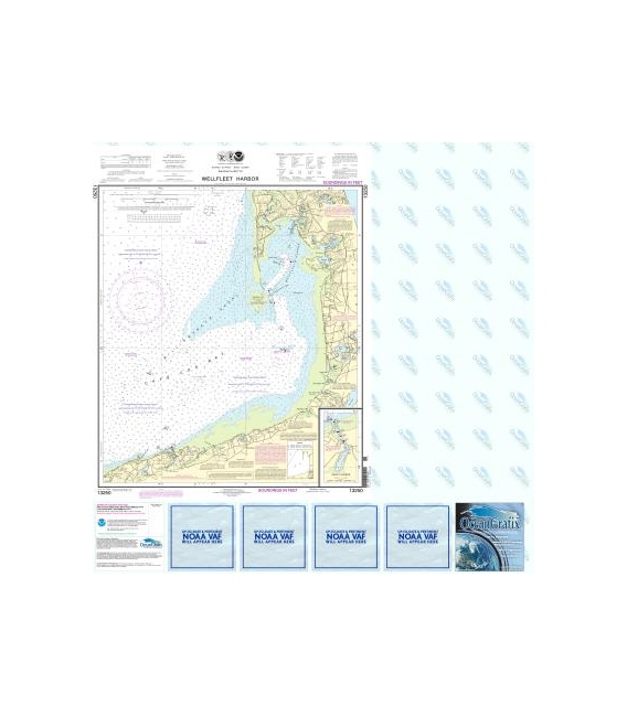 NOAA Chart 13250 Wellfleet Harbor - Sesuit Harbor