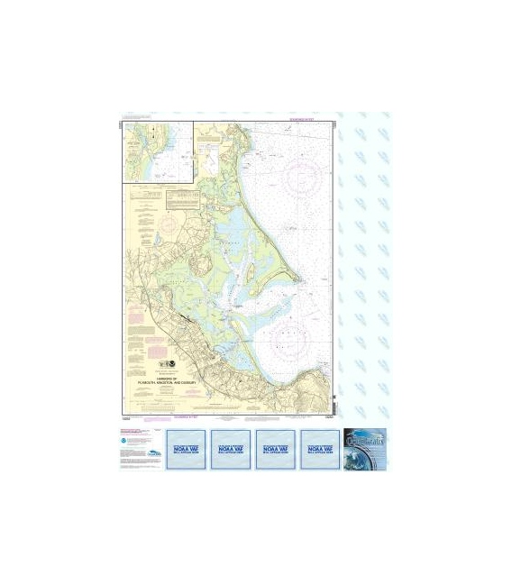 NOAA Chart 13253 Harbors of Plymouth, Kingston and Duxbury - Green Harbor