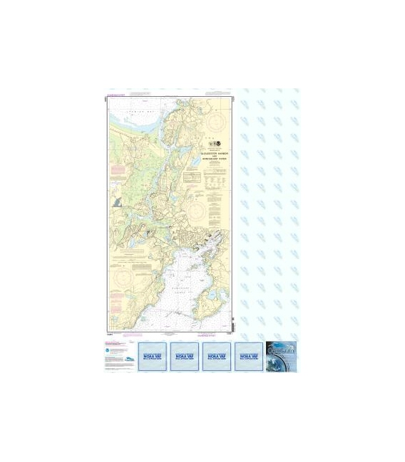 NOAA Chart 13281 Gloucester Harbor and Annisquam River