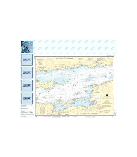 NOAA Chart 14771 Butternut Bay, Ont., to Ironsides l., N.Y.