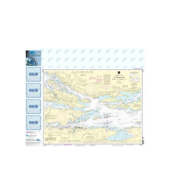 NOAA Chart 14772 Ironsides l., N.Y., to Bingham l., Ont.