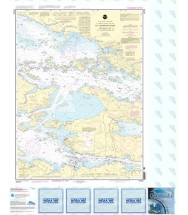 NOAA Chart 14773 Gananoque, Ont., to St. Lawrence Park. N.Y.