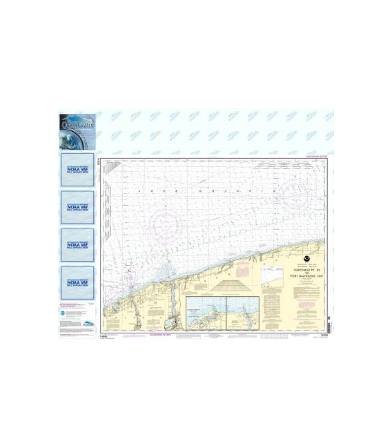NOAA Chart 14806 Thirtymile Point, N.Y., to Port Dalhousie, Ont.