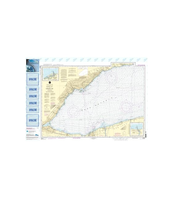 NOAA Chart 14810 Olcott Harbor to Toronto - Olcott and Wilson Harbors