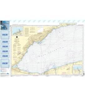 NOAA Chart 14810 Olcott Harbor to Toronto - Olcott and Wilson Harbors
