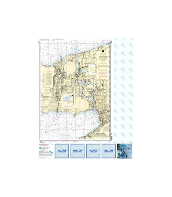 NOAA Chart 14822 Approaches to Nigara River and Welland Canal