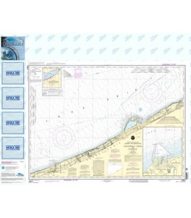 NOAA Chart 14824 Sixteenmile Creek to Conneaut - Conneaut Harbor