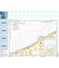 NOAA Chart 14824 Sixteenmile Creek to Conneaut - Conneaut Harbor