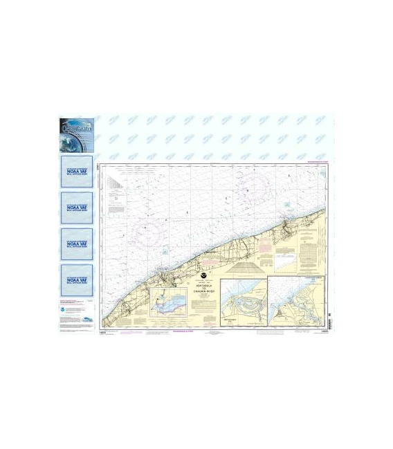 NOAA Chart 14825 Ashtabula to Chagrin River - Mentor Harbor - Chagrin River