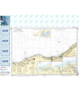 NOAA Chart 14826 Moss Point to Vermilion - Beaver Creek - Vermilion Harbor - Rocky River