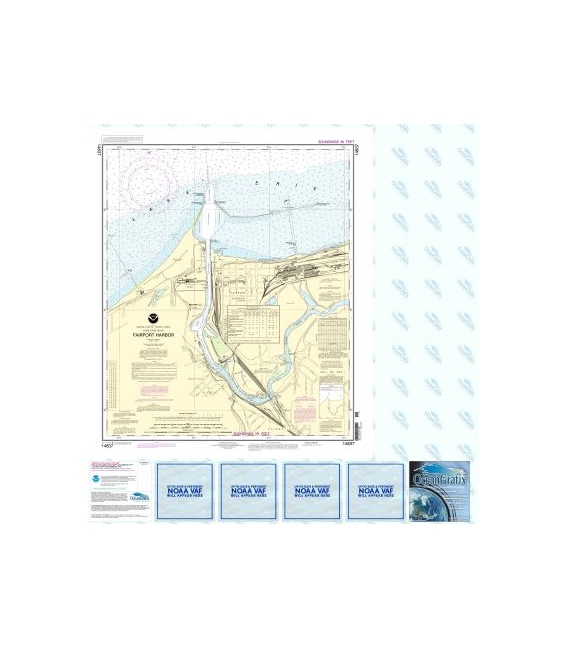 NOAA Chart 14837 Fairport Harbor