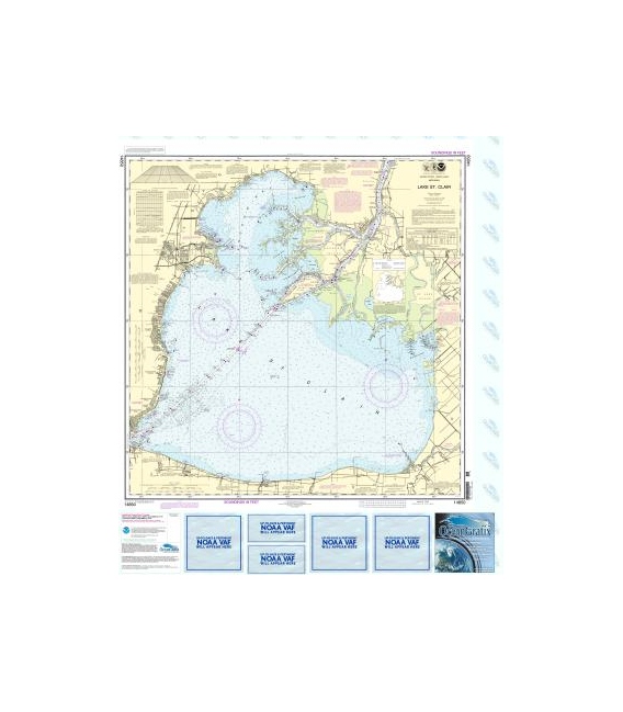 NOAA Chart 14850 Lake St. Clair