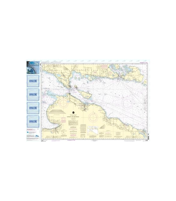 NOAA Chart 14880 Straits of Mackinac
