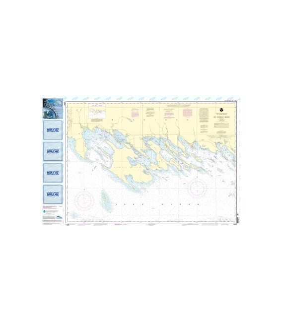 NOAA Chart 14885 Les Cheneaux Islands