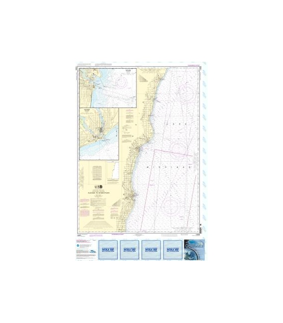 NOAA Chart 14903 Algoma to Sheboygan - Kewaunee - Two Rivers