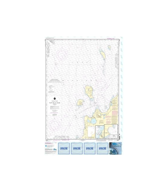 NOAA Chart 14912 Platte Bay to Leland - Leland - South Manitou Harbor