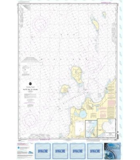 NOAA Chart 14912 Platte Bay to Leland - Leland - South Manitou Harbor