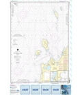 NOAA Chart 14912 Platte Bay to Leland - Leland - South Manitou Harbor