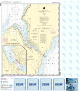 NOAA Chart 14919 Sturgeon Bay and Canal - Sturgeon Bay