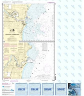 NOAA Chart 14922 Manitowoc and Sheboygan