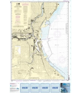 NOAA Chart 14924 Milwaukee Harbor