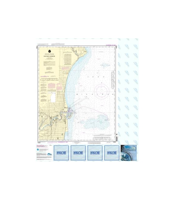 NOAA Chart 14925 Racine Harbor