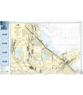 NOAA Chart 14929 Calumet, Indiana and Buffington Harbors, and Lake Calumet