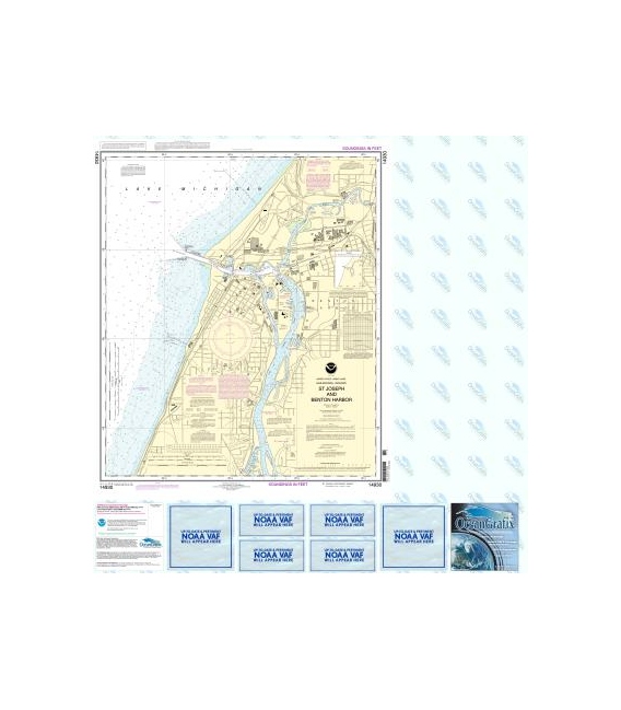 NOAA Chart 14930 St. Joseph and Benton Harbor