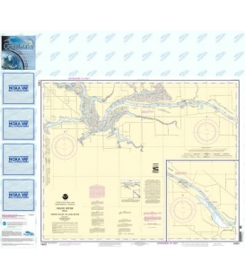 NOAA Chart 14931 Grand River From Dermo Bayou To Bass River