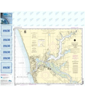 NOAA Chart 14933 Grand Haven, including Spring Lake and Lower Grand River