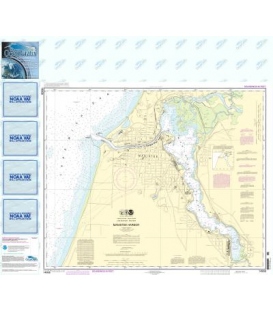 NOAA Chart 14938 Manistee Harbor and Manistee Lake