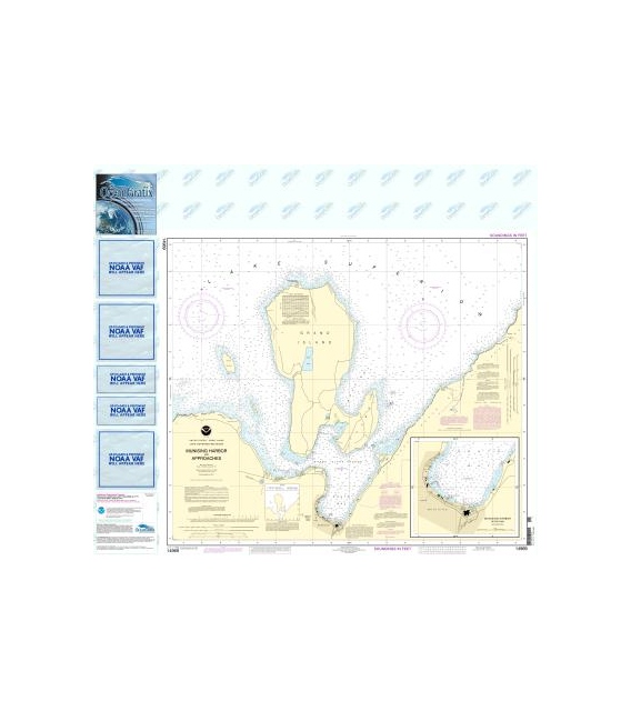 NOAA Chart 14969 Munising Harbor and Approaches - Munising Harbor