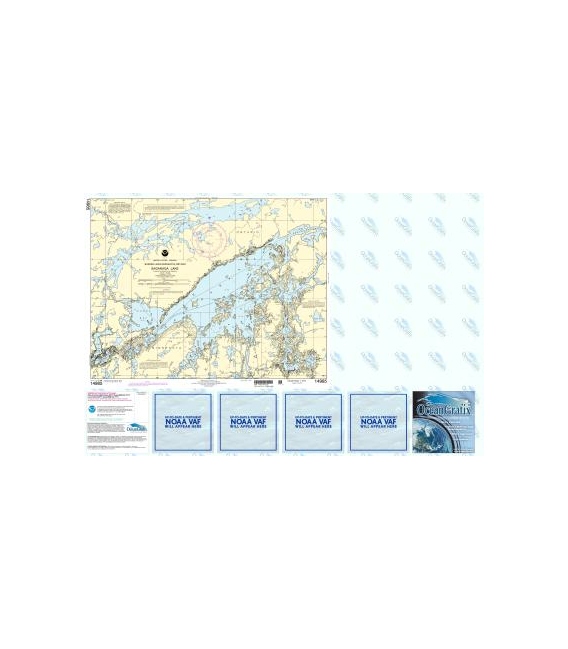 NOAA Chart 14985 Saganaga Lake