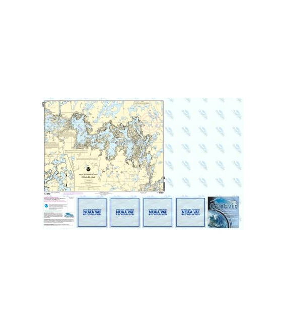 NOAA Chart 14989 Crooked Lake