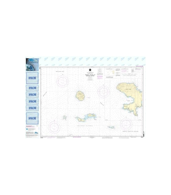 NOAA Chart 16465 Tanaga Island to Unalga Island