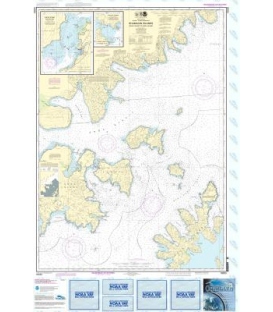 NOAA Chart 16553 Shumagin Islands-Nagai I. to Unga I. - Delarof Harbor - Popof Strait, northern part