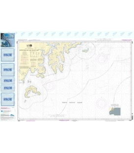 NOAA Chart 16561 Mitrofania Bay And Kuiukta Bay