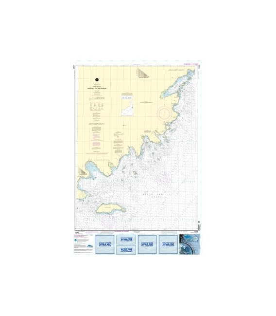 NOAA Chart 16568 Wide Bay to Cape Kumlik, Alaska Pen.