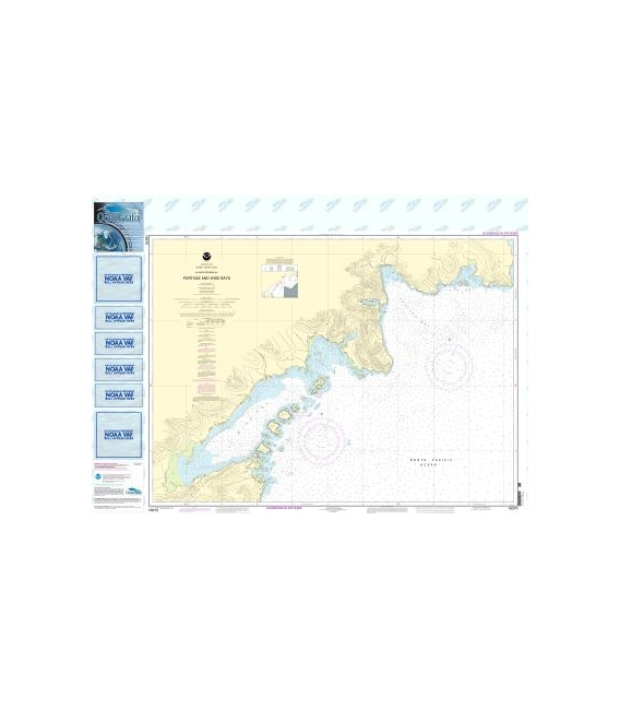 NOAA Chart 16570 Portage and Wide Bays, Alaska Pen.