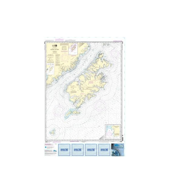 NOAA Chart 16580 Kodiak Island - Southwest Anchorage, Chirikof Island