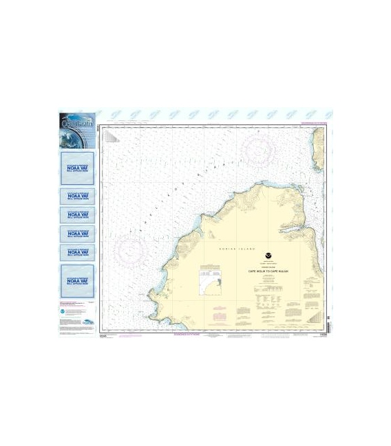 NOAA Chart 16598 Cape Ikolik to Cape Kuliuk