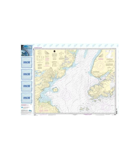 NOAA Chart 16640 Cook Inlet-southern part