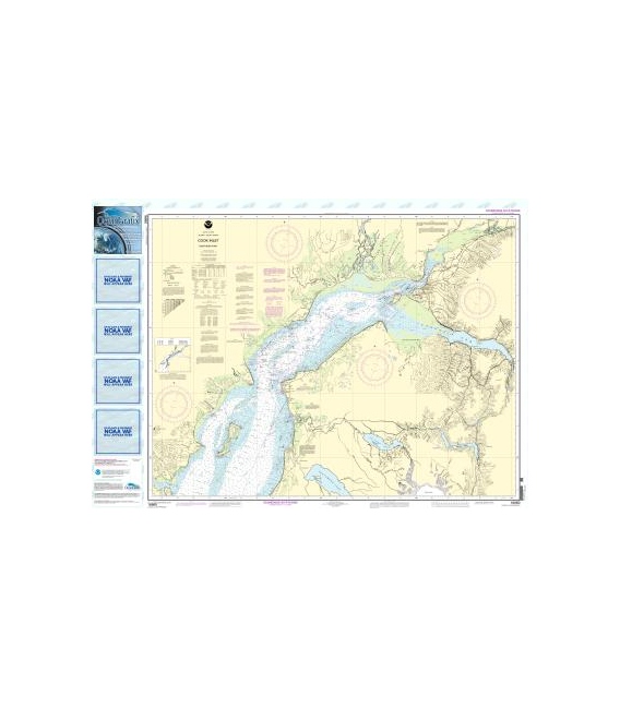 NOAA Chart 16660 Cook Inlet-northern part