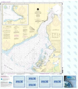 NOAA Chart 16761 Yakutat Bay - Yakutat Harbor