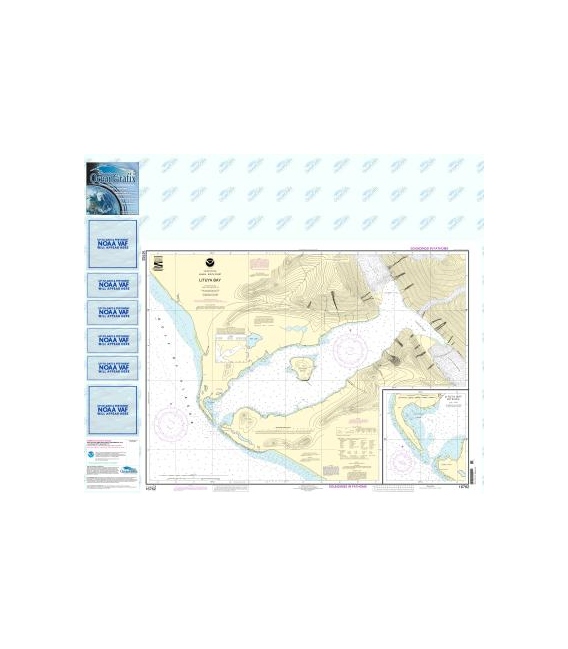 NOAA Chart 16762 Lituya Bay - Lituya Bay Entrance