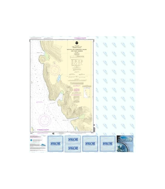 NOAA Chart 17314 Slocum and Limestone Inlets and Taku Harbor