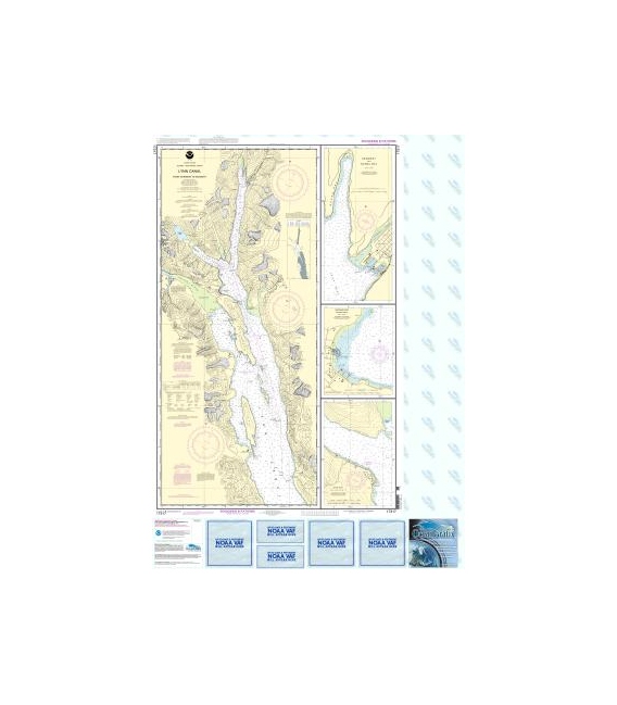 NOAA Chart 17317 Lynn Canal-Point Sherman to Skagway - Lutak Inlet - Skagway and Nahku Bay - Portage Cove, Chilkoot Inlet