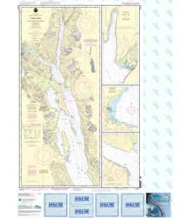 NOAA Chart 17317 Lynn Canal-Point Sherman to Skagway - Lutak Inlet - Skagway and Nahku Bay - Portage Cove, Chilkoot Inlet