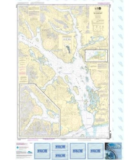 NOAA Chart 17318 Glacier Bay - Bartlett Cove